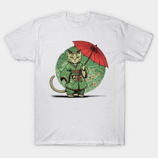 Samurai Cat T-Shirt